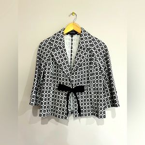 Kasper Flower Eyelet Blazer Vintage